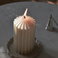 Ribbed Pillar Candles